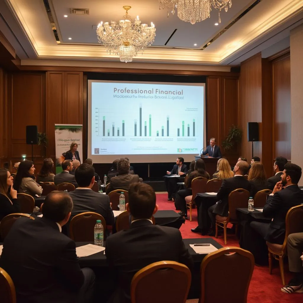 Equipo de ArgFin durante seminario financiero